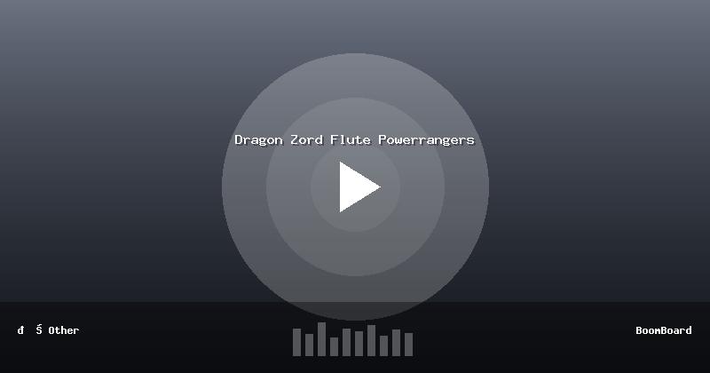 Dragon Zord Flute Powerrangers