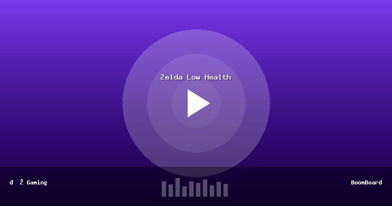 Zelda Low Health