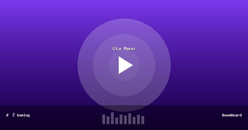 Gta Menu