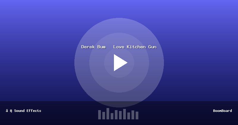 Derek Bum   Love Kitchen Gun