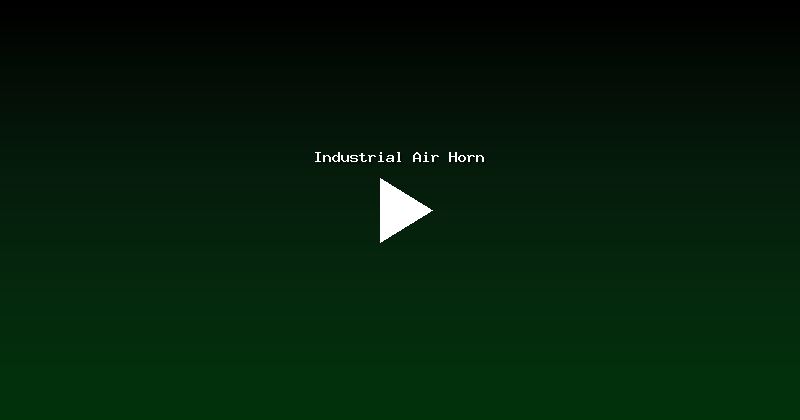 Industrial Air Horn
