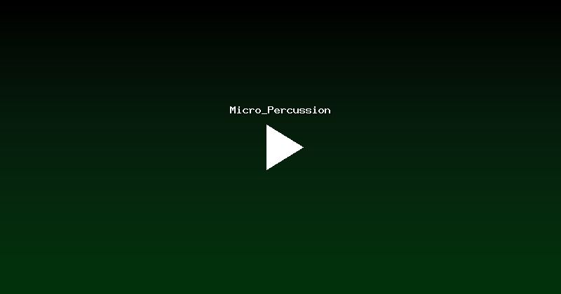 Micro_Percussion