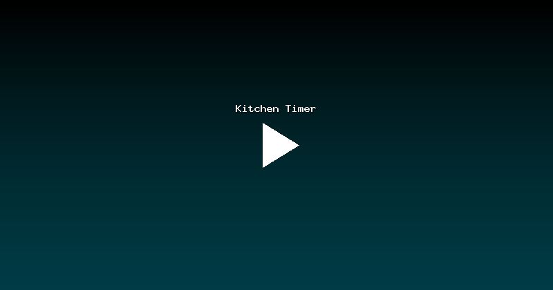 Kitchen Timer