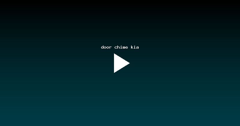 door chime kia