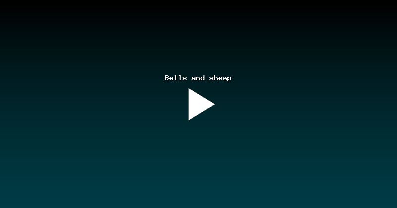 Bells and sheep