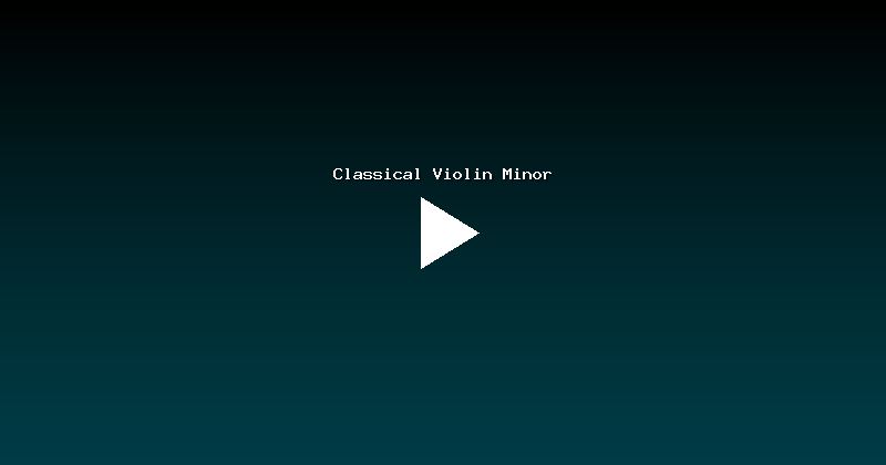 Classical Violin Minor