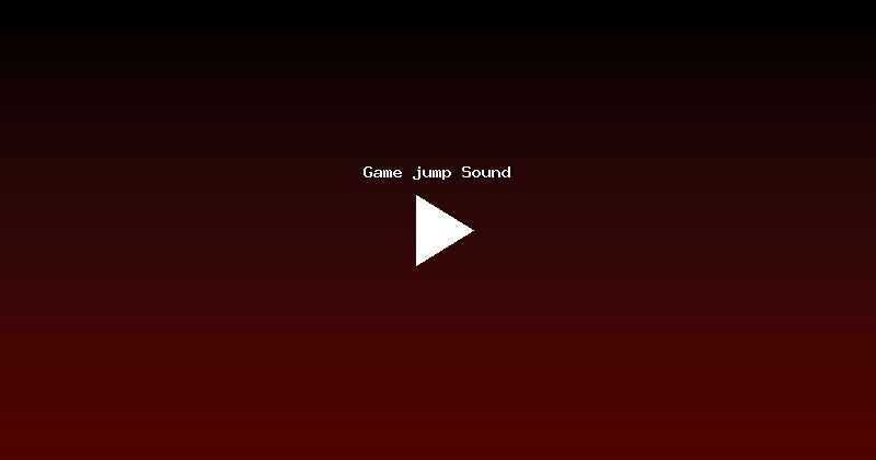 Game jump Sound