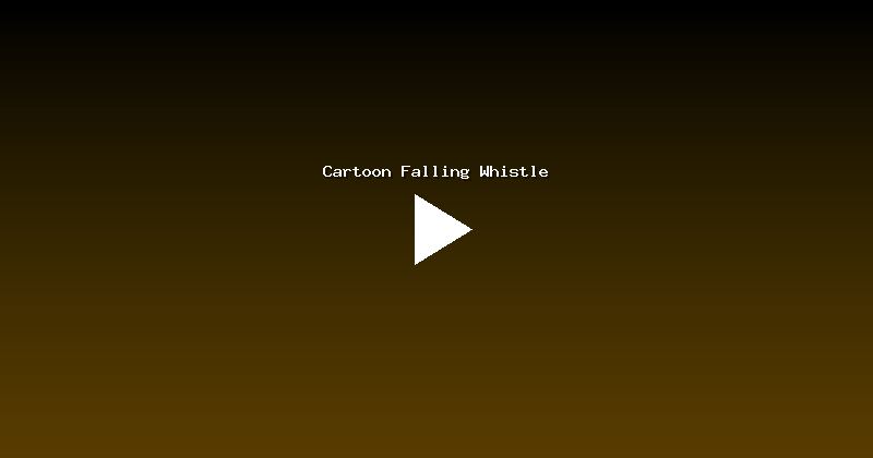 Cartoon Falling Whistle