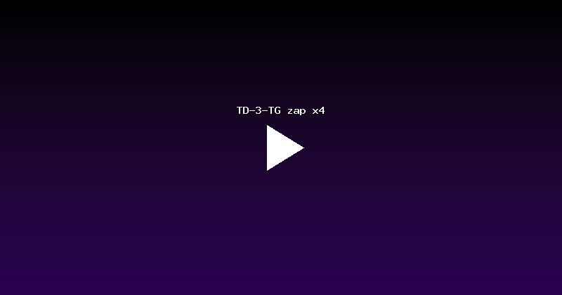TD-3-TG zap x4