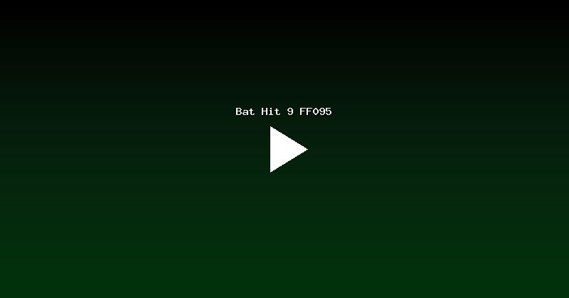 Bat Hit 9 FF095