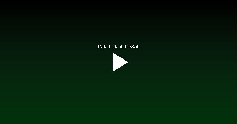 Bat Hit 8 FF096
