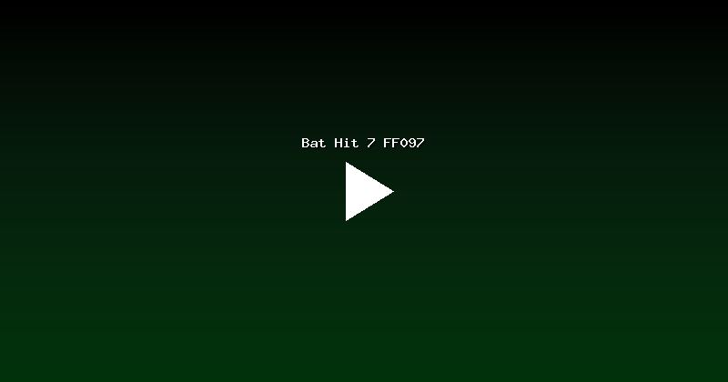 Bat Hit 7 FF097
