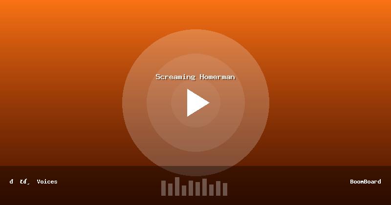 Screaming Homerman