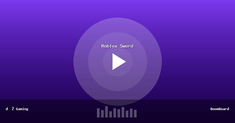 Roblox Sword